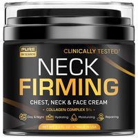 PURE RESEARCH Neck Firming Cream - Anti Wrinkle Cream Day & Night Face Neck and Décolleté Cream