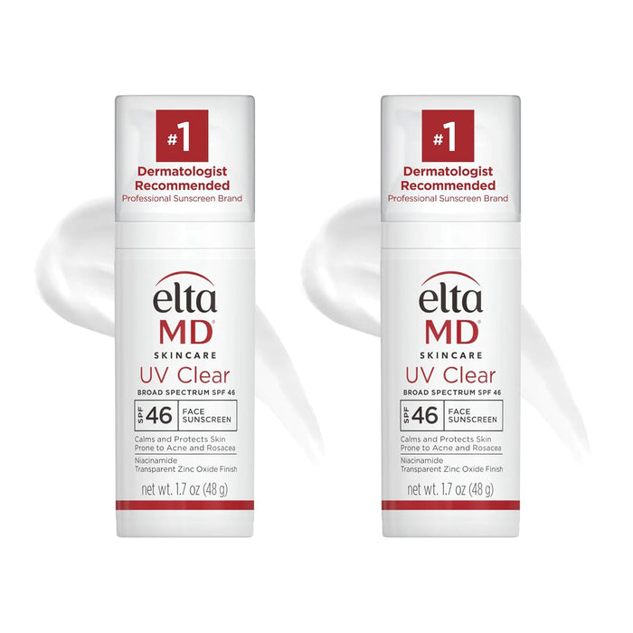 EltaMD UV Clear Face Sunscreen SPF 46, Oil-Free Sunscreen with Zinc Oxide, Dermatologist Recommended