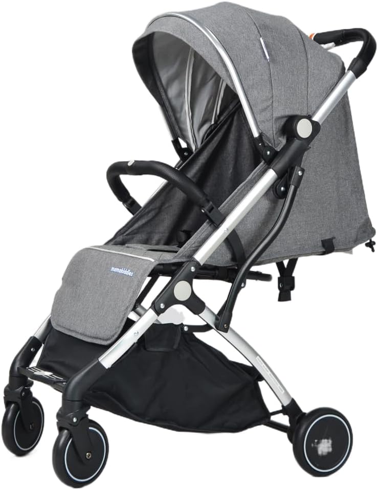 Mamakiddies Baby Pram & Stroller, One-Hand Compact Fold