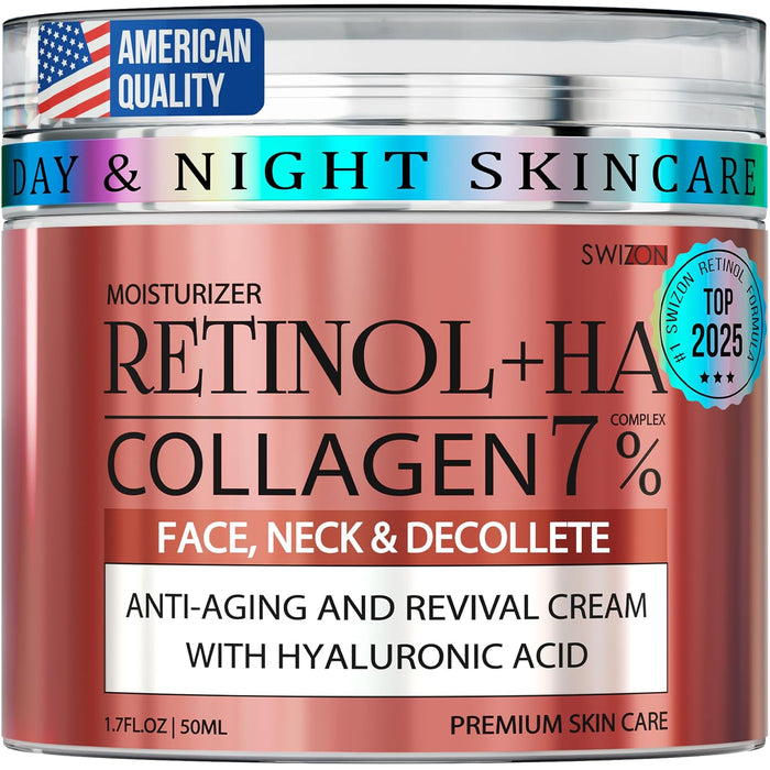 Retinol Collagen Face Cream - Premium Anti-Aging Neck Cream