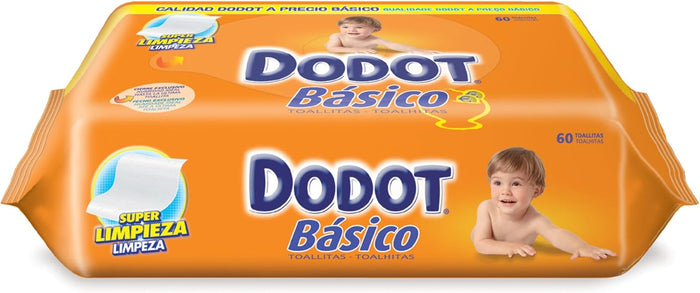 Dodot Basic Baby Wipes (60 u) 60 Wipes