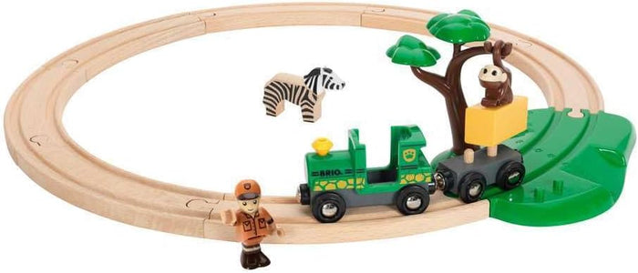 BRIO - Safari Railway Set 17 Pieces