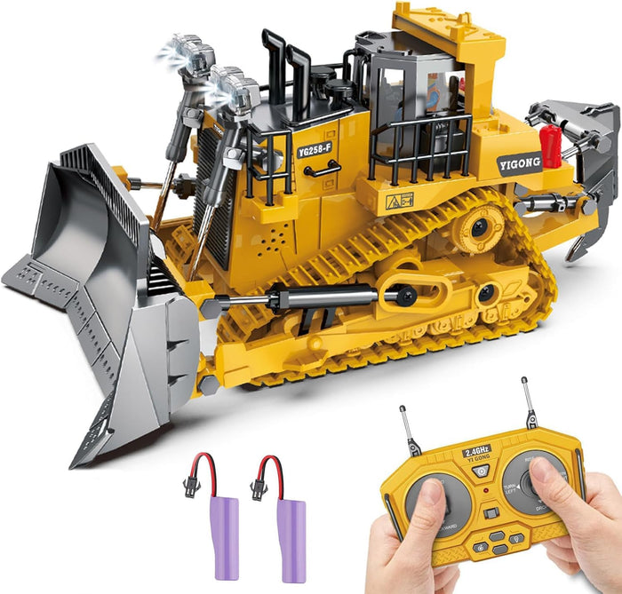 Bulldozer Toys for Boys,Construction Remote Control Bulldozer