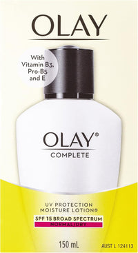 Olay Complete UV Protection Moisture Lotion Normal/Dry, 150ml