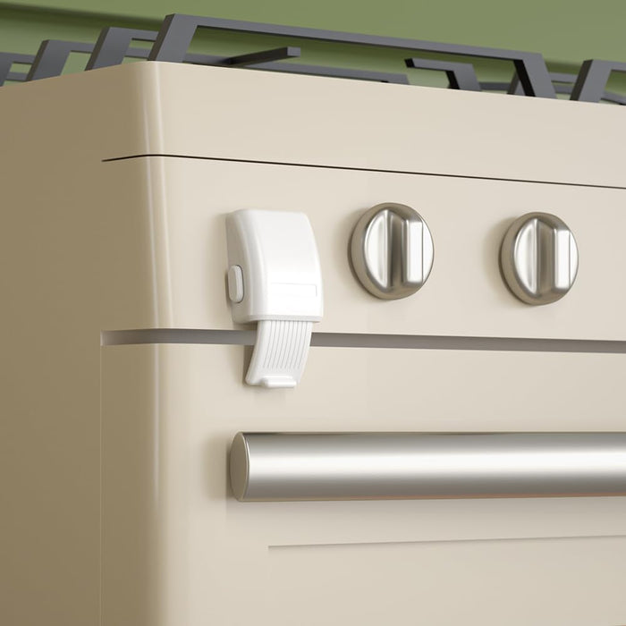 SAFELON 1 PC Update Baby Safety Oven Lock, Kitchen Safety Oven Door Lock, Childproofing Lock for Babies & Toddlers, Heat-Resistant, No Drilling (White)
