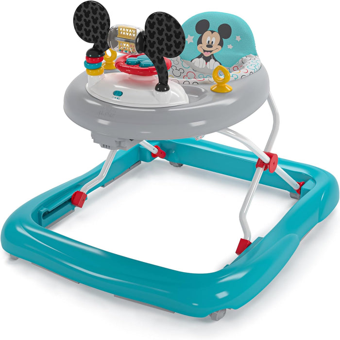Bright Starts Disney Baby Mickey Mouse Original Bestie 2-in-1 Baby Activity Walker -6 Months and up