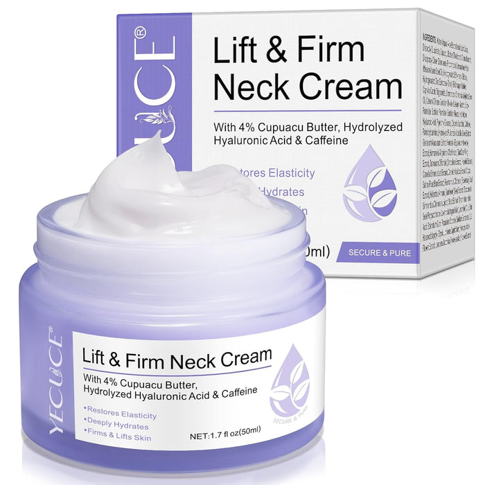 Neck Firming Cream, Neck Cream for Tightening & Neck Lift, Anti-Aging Neck Cream for Wrinkles 1.7 Fl.Oz