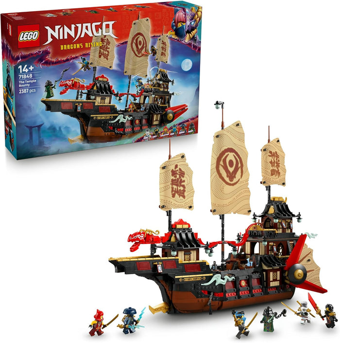 LEGO® NINJAGO® The Temple Bounty 71848 Ship Toy Aged 14 Years Old and up