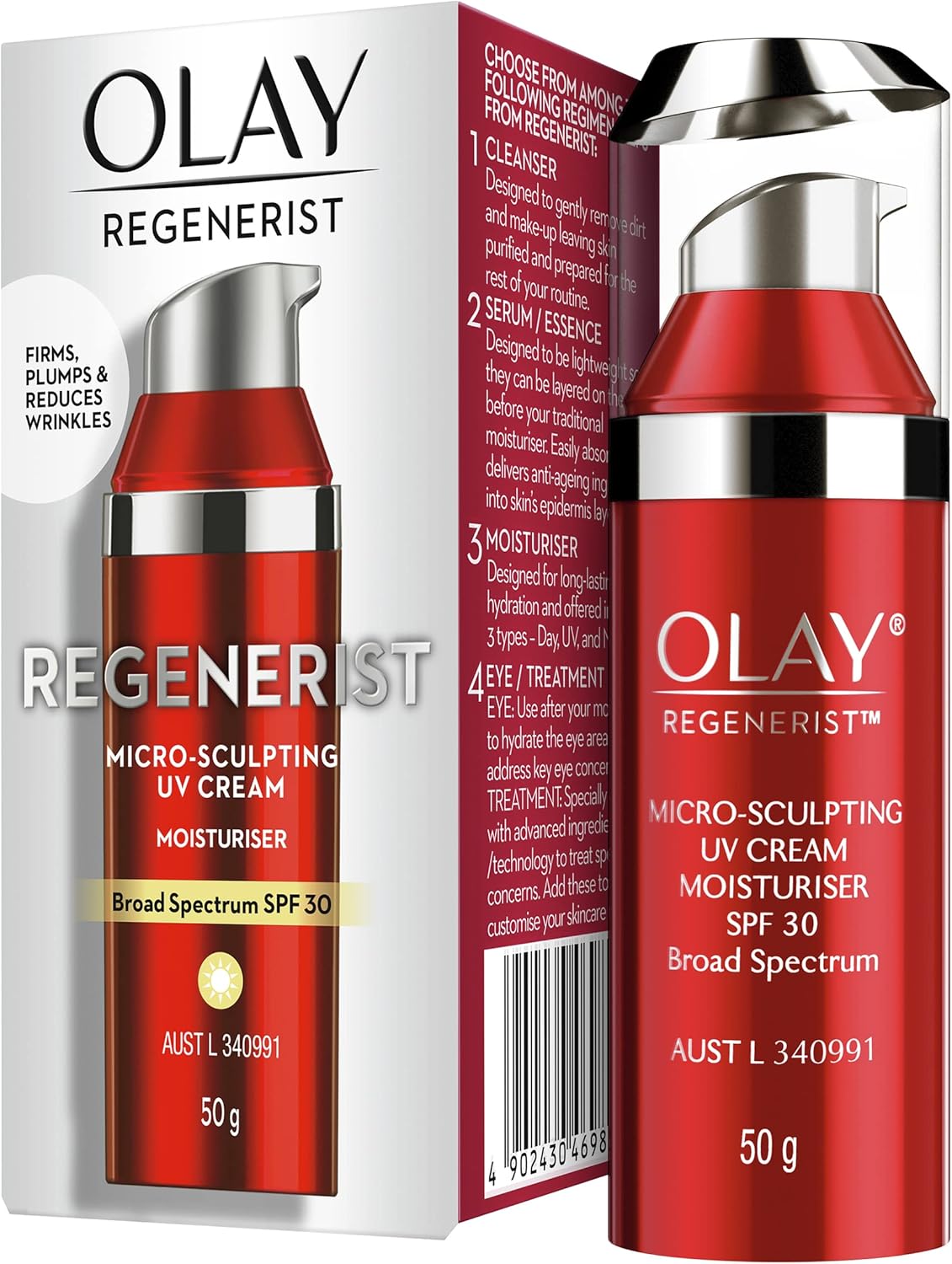 Olay Regenerist Micro-Sculpting Face Cream Moisturiser Spf 30 50g