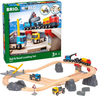 BRIO - Rail & Road Loading Set 32 Pieces
