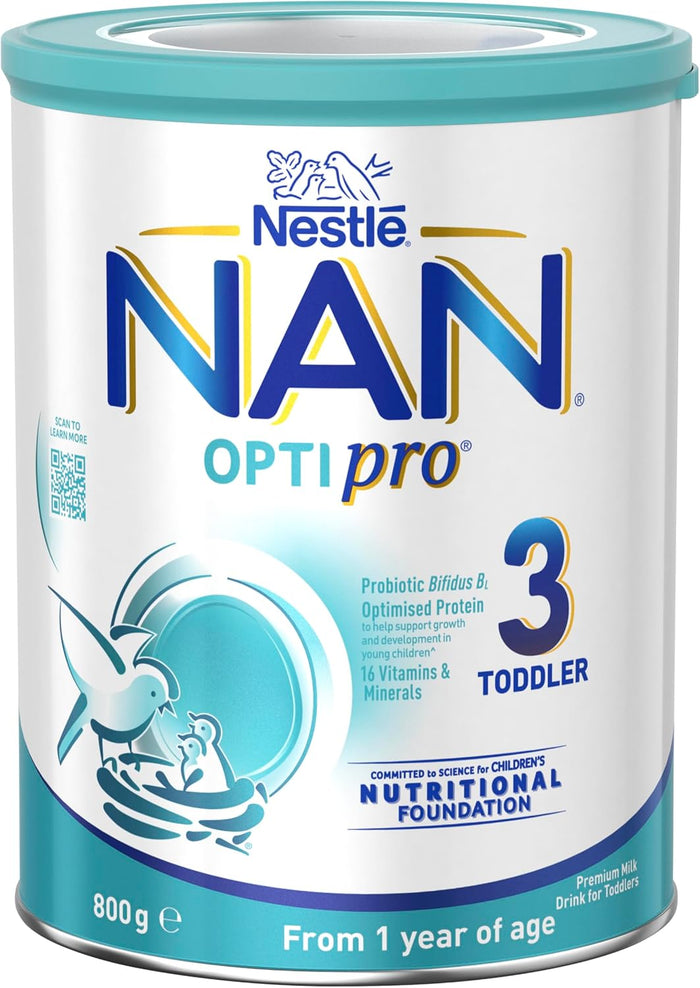 Nestlé NAN OPTIPRO 3, Toddler Milk Drink, Stage 3 – 800g
