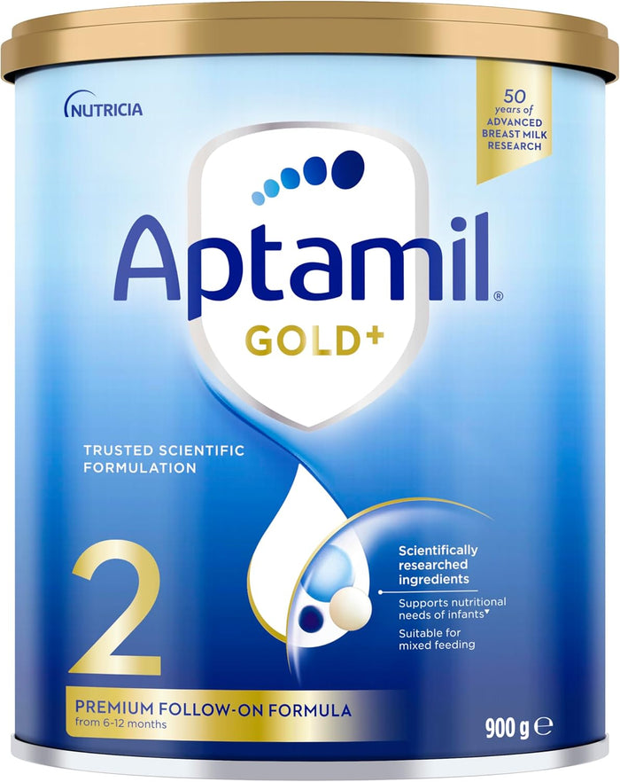 Aptamil Gold+ 2 Premium Follow-On Formula, From 6-12 Months, 900g