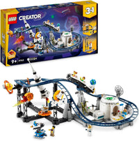 LEGO® Creator Space Roller Coaster 31142 Building Toy Set for Ages 9+; A Roller Coaster, Drop Tower and Merry-Go-Round