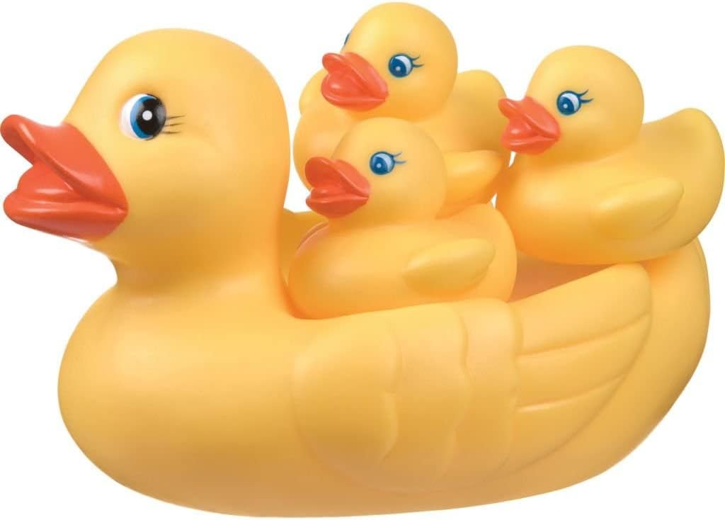 Playgro Bath Duckie Family Toy,Yellow