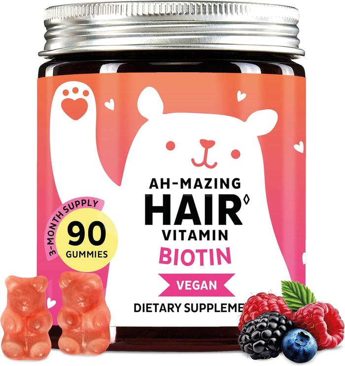 Biotin Gummies for Hair, Skin & Nails. 5,000 mcg 90 Gummies-usa made