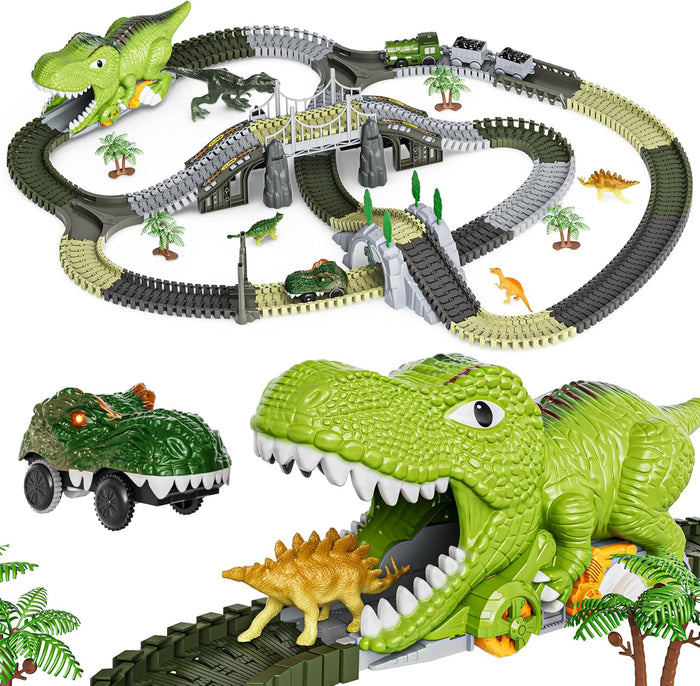 TUMAMA Dinosaur Race Track Toy