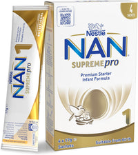 Nestlé NAN SUPREMEpro 1 Stage 1 Infant Formula Sachets -17g Sachets (Count of 4, Pack of 1) Brand: NAN
