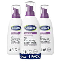 Cetaphil Pro Oil Removing Foaming Face Wash, Sensitive Skin, 8 fl oz, 3ct |