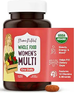 Mama Natural Organic Women's Multivitamin – Whole Food Based