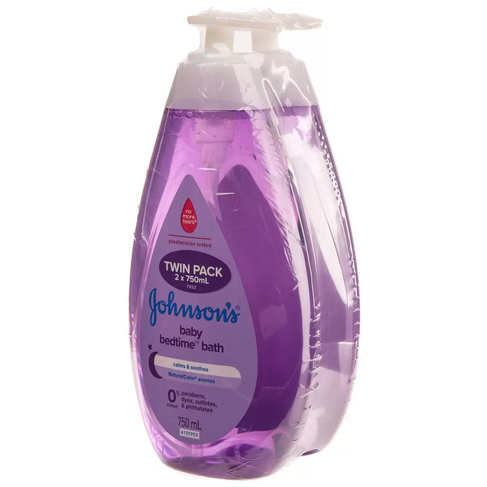 Johnson's Baby Bedtime Baby Bath 2 x 750ml