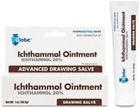 Globe Ichthammol Ointment 20% (Drawing Salve) 1 OZ - Soothing Skin Relief