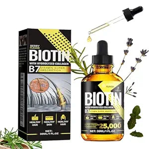 Biotin Hair Growth Serum Oil,Hair Supplement,1PCS）