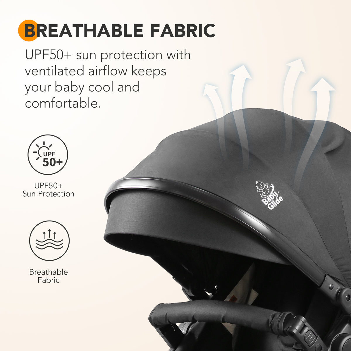 Luxury High Landscape Baby Stroller & Bassinet Travel System | One-Button Fold