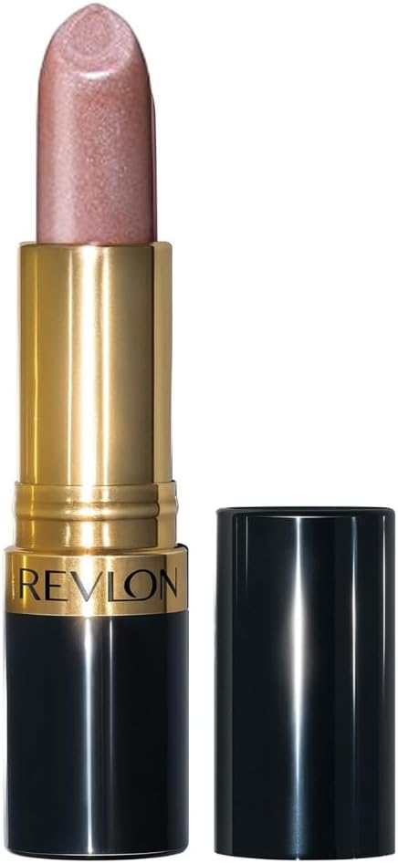 Revlon Super Lustrous Lipstick, High Impact Lipcolour with Moisturising Creamy Formula, Infused with Vitamin E and Avocado Oil in Pink Pearl, Cappuccino (353)