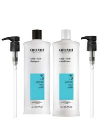 System 3 Cleanser Shampoo And Scalp Therapy Conditioner 33.8 Ounces (Pumps Included)