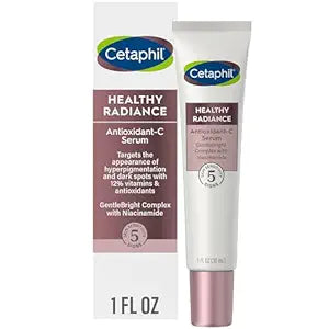 Cetaphil Face Serum, Healthy Radiance Antioxidant-C Serum, Hypoallergenic, Fragrance Free, 1 oz