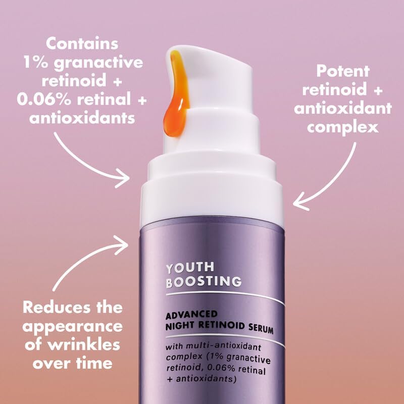 e.l.f. SKIN Youth Boosting Advanced Night Retinoid Serum, Anti-Aging Serum