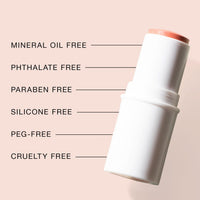 BOOM Beauty Boom Stick Golden Peach: 3-in-1 Cream Blush Stick for Eyes, Lips & Cheek, Long-Wearing Blend & Build Color Vegan Lipstick Pen for All Skin
