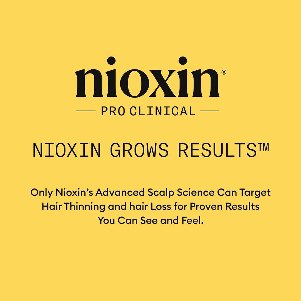 Nioxin Scalp + Hair Thickening System Kits | For Natural, Colored, & Damaged Hair with Light to Progressed Thinning | Strengthen & Boost Hair Density with Niacinamide & Biotin | 1 Month Supply