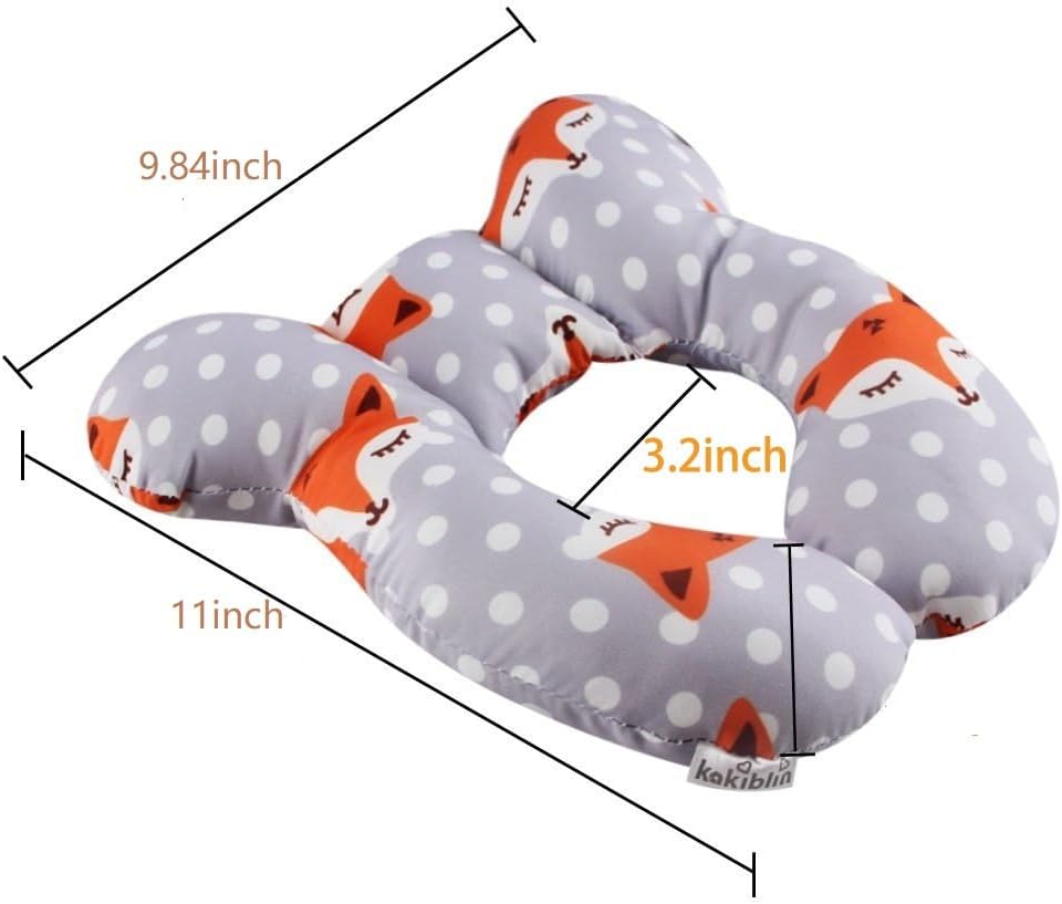 Liyic Baby Travel Pillow, Infant Head and Neck Support Pillow for Car Seat, for 0-2 Years Old Baby