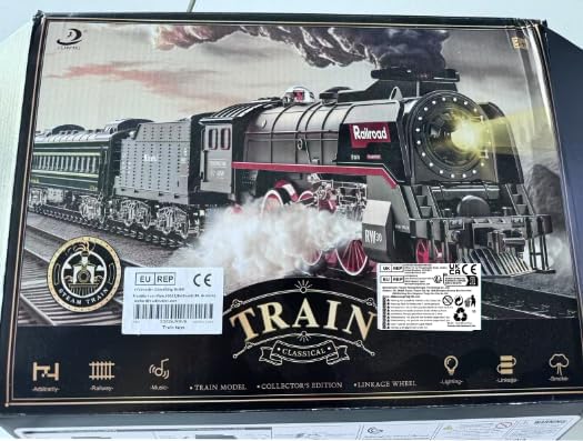 Electric Train Toy, Railway Children with Steam,3-8 yrs