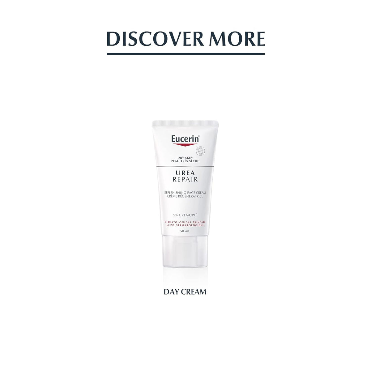 Eucerin Replenishing Skin Relief Face Cream (with 5% Urea) (50ml, Dermatalogical Skincare, Fragrance Free) by Eucerin