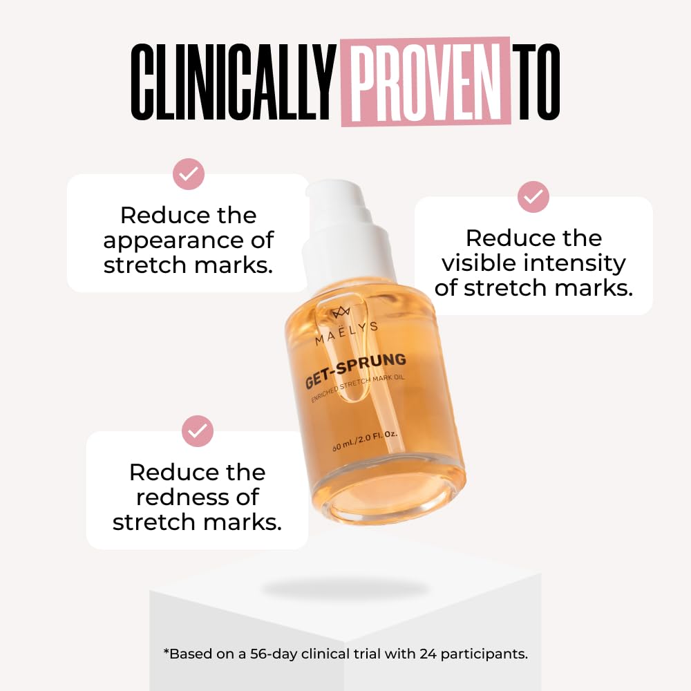 MAËLYS Cosmetics GET-SPRUNG Enriched Stretch Mark Oil - Body Oil for Stretch Marks