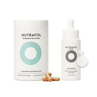 Nutrafol Women's Balance Hair Growth Supplement and Hair Serum, Ages 45,1.7 Fl Oz Bottle