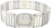Keezi Baby Playpen, 20 Panels Babies Play Pen Toddlers Fence Yard Padded Mat Outdoor Indoor Child Activity Centre for Kid