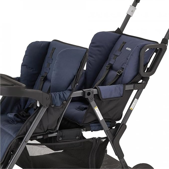 Katoji 42410 Rear Seat for Two Person Go Navy with Foot Support