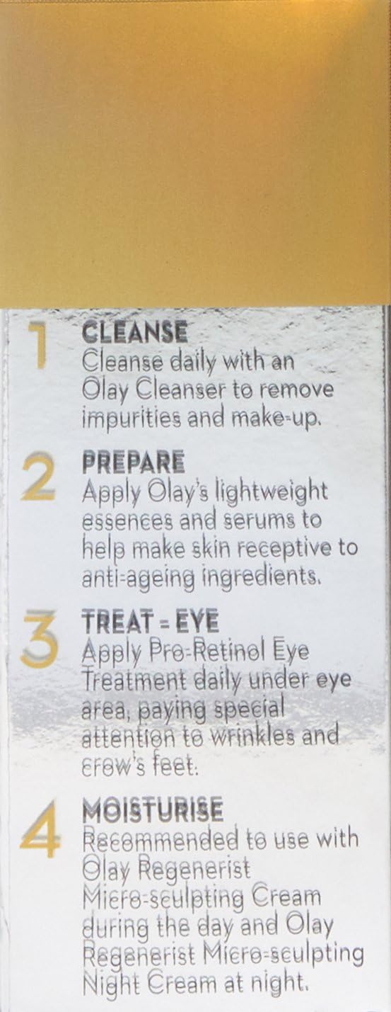 Olay Eyes Pro Retinol Eye Cream Treatment for Deep Wrinkles, 15 Millilitres