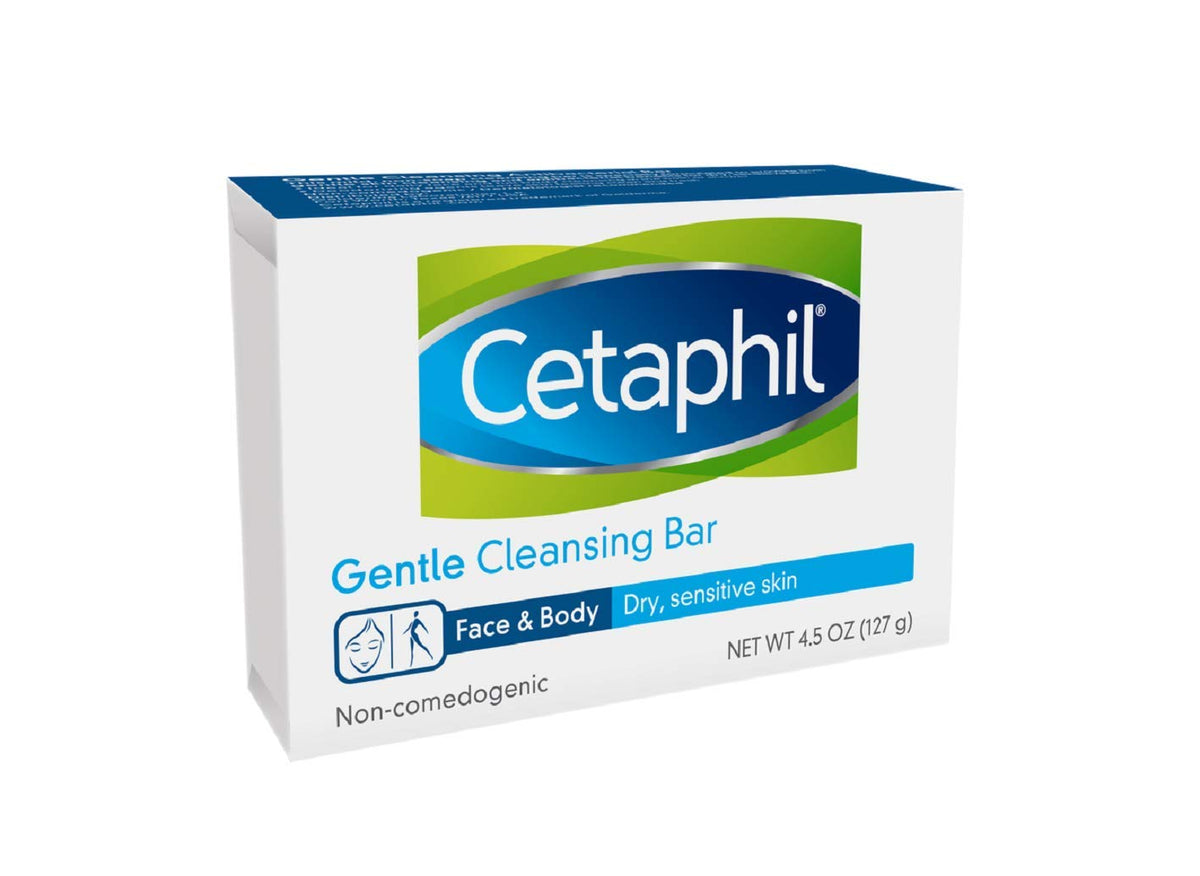 Cetaphil 4.5-oz. Gentle Cleansing Bar for Dry Sensitive Skin, Pack of 6 1.8lb