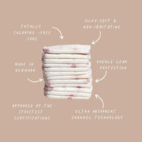 Joonya Baby Nappies, Size 2 S (3-6 kg) - 1 Bag of 30 - Non Toxic, Eco-Friendly, High Absorbency, Overnight Use, Ultra Slim & Soft - Made in Denmark