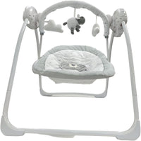 LADIDA Folding Baby Swing, Sweet Little Lamb Design, Soothing Music, Suitable for Newborns 079