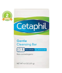 Cetaphil 4.5-oz. Gentle Cleansing Bar for Dry Sensitive Skin, Pack of 6 1.8lb