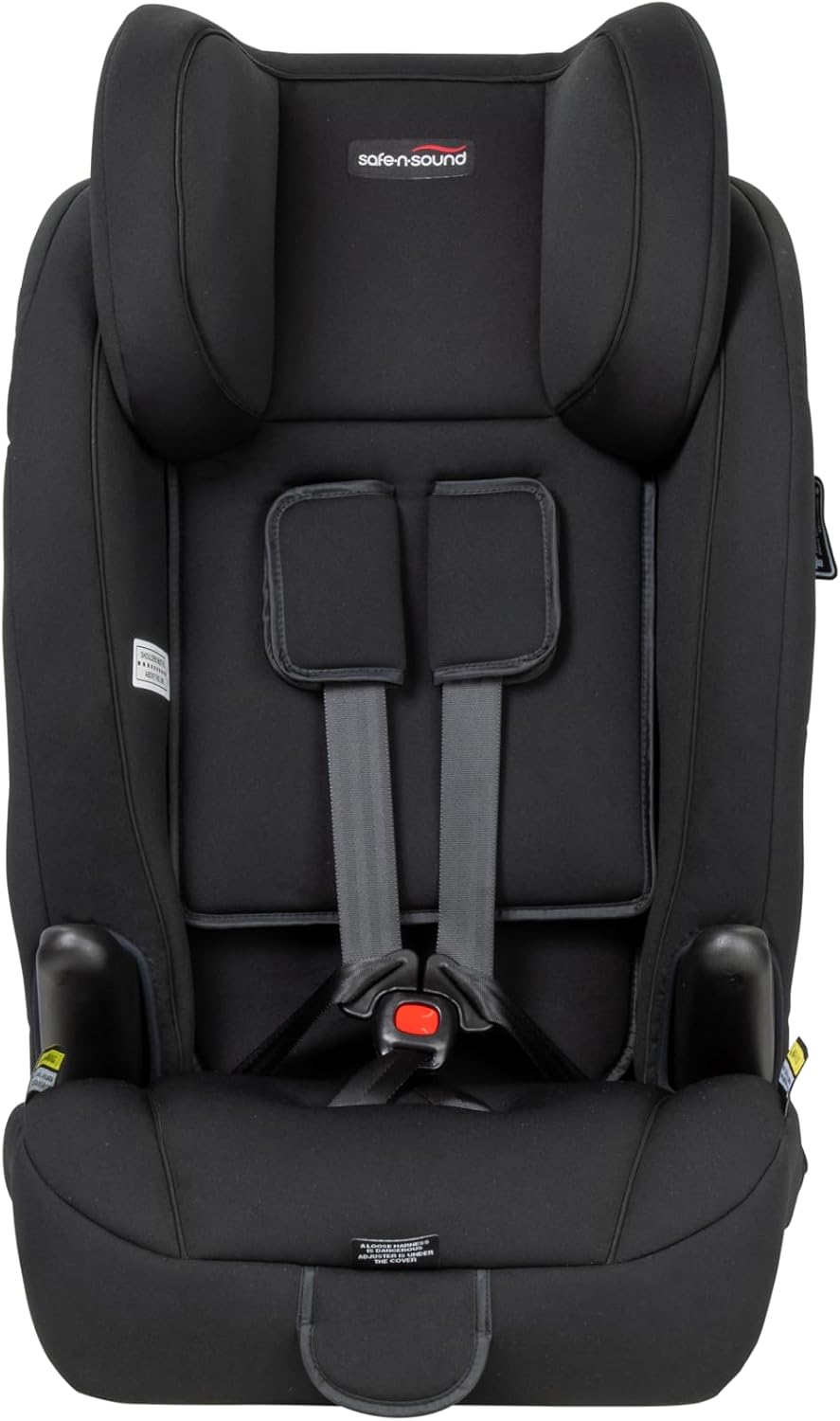 Safe-n-Sound Atlas-GRO II Harnessed Forward Facing Car Seat, Comfortable with in Built Harness Protection, 6 Months – 8 Years Black (8046)