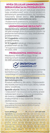 Nivea Cellular Luminous 630 Antispot - Serum Proti Pigmentovým Skvrnám 30 ml