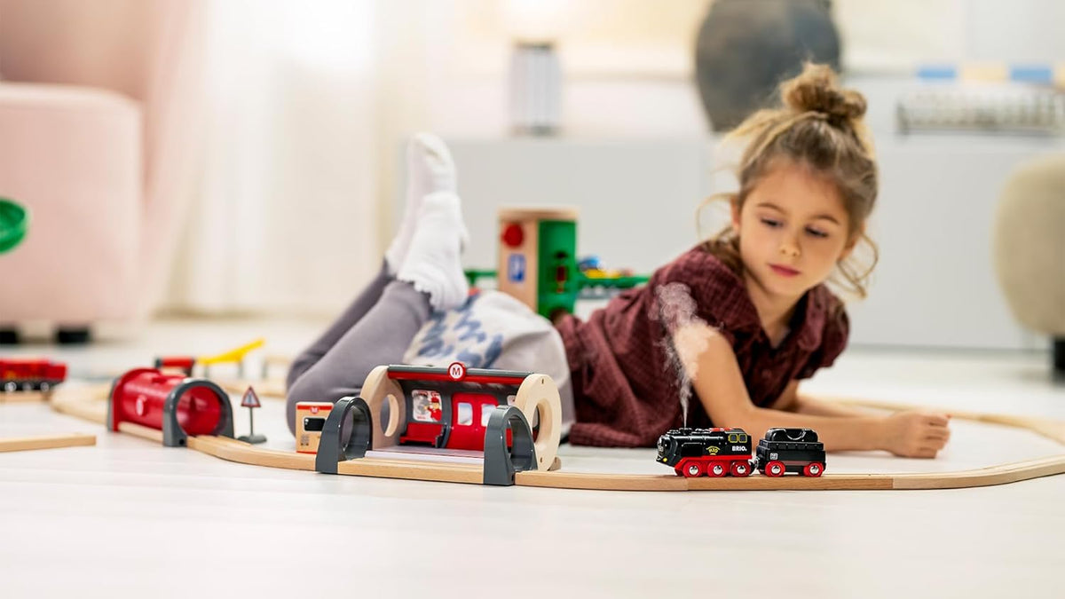 BRIO - B/O Steaming Train 3 Pieces