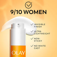Olay Vitamin C Brighten & Glow 3in1 Moisturising Fluid SPF50+ Hydrating Skincare Moisturiser