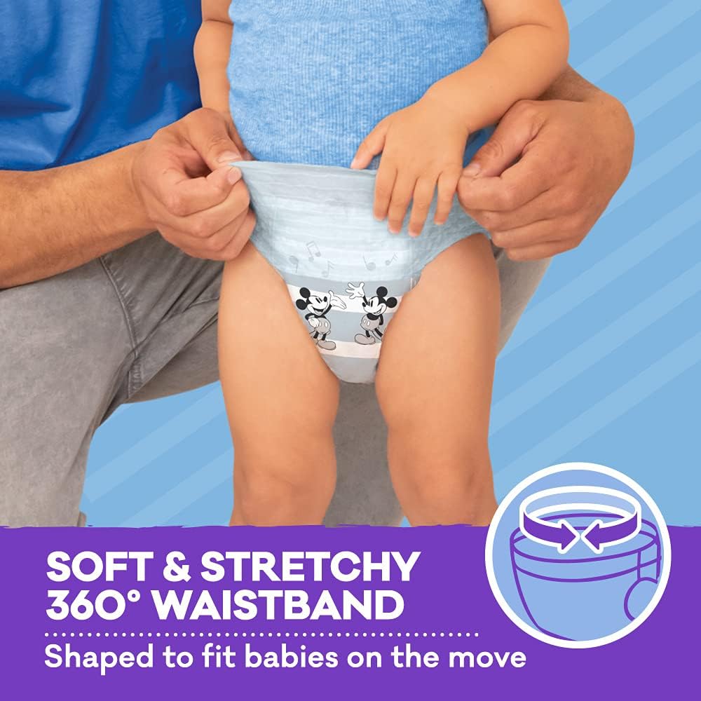 Huggies Ultra Dry Nappy Pants Boy Size 4 (9-14kg) 124 Count (2 x 62 Pack)